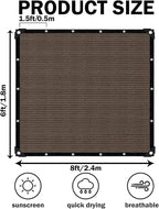 Mocha Sun Shade Cloth, Pergola Shade Cover - Image 2