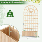 Giantex Wooden Raised Garden Bed - Image 5