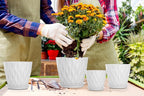 4/4.5/5/5.5/6/6.5/7 Inch Plant Pots, 7 Pack Flower Pots - Image 6
