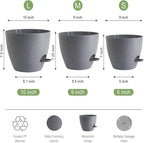 10/9/8 inch Self Watering Pots - Image 3