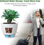 12inch Self Watering Pots, Plastic Planters - Image 5