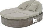 Merax Outdoor Sun Bed Patio 2-Person Daybed - Image 4