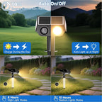Solar Spot Lights Outdoor Adjustable Beam & PC Light Guide Column, 12 Pack - Image 4