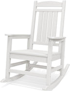 SERWALL Oversized Outdoor Rocking Chair, All-Weather Patio Rocking Chair by SERWALL