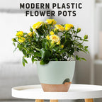 12 inch Large Self Watering Plant Pots, Flower Pots Planters - Image 7