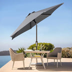 Blissun 7.5 ft Patio Umbrella, Yard Umbrella, Outdoor Market Umbrella - Image 7