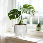 3 Pack Self Watering Pots for Indoor Plants, 4+5.5+6.3 Inch Self Watering Plant - Image 6