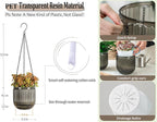 Melphoe 2 Pack Self Watering Hanging Planters Indoor Flower Pots, 5.3 Inch - Image 5