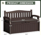 Flamaker 80 Gallon Storage Bench - Image 3
