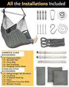 XXL Hammock Chair Hanging Rope Swing - Image 7