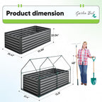 Quictent Raised Garden Bed Galvanized Raised Beds - Image 7