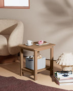 YEFU Outdoor Side Table for Patio: 16" HIPS Weather - Image 2