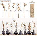 Metal Flowers for Outside, Decorative Garden Stakes, Flower Bed Decor Plant - Image 6
