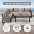 Patio Sectional Furniture Set - Image 4