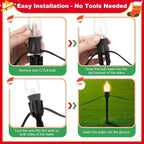 60 Pcs 7.5 Inch Christmas Light Stakes, Christmas Yard Stakes - Image 3