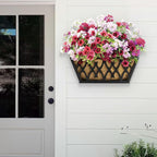 4 Pack 12 Inch Window Boxes Planters Railing Planter Box - Image 6