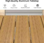 PURPLE LEAF 9 Pieces Outdoor Dining Set - Image 6
