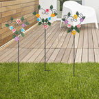 Metal Flowers Decorative Garden Stakes, 22.1 ''H Heart Shape Metal Flowers - Image 6