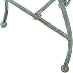 SAFAVIEH Outdoor Collection Adina Victorian Antique Dark Green Wrought Iron - Image 7