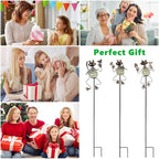 3 Pack Decorative Garden Stakes, Frog Waterproof Metal Spring Decor, Outdoor - Image 8