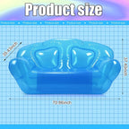 Kigley Inflatable Chair Blow Up Couches Transparent Inflatable Sofa Seat Yard - Image 3