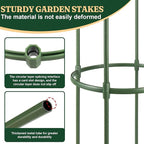 Garden Trellis, Tomato Cage Tall Plant Support Climbing Vines Flowers Stands - Image 5