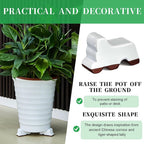 Kigeli 12 Pcs Resin Pot Feet for Outdoor Planters 3 Inch Long 1.5 Inch Tall - Image 5