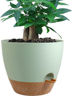 12 inch Large Self Watering Pots, Plastic Planters by UOUZ