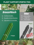Breeze Touch Garden Trellis for Climbing Plants Outdoor, 30 Pack 17" Tomato - Image 5