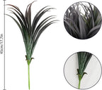 16Pcs Artificial Grass Fake Plants 17.3in Outdoor Plants UV Resistant Faux - Image 5