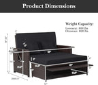 HAPPYGRILL Patio Rattan Wicker Daybed - Image 7