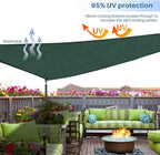 E&K Sunrise 13' x 13' x 13' Sun Shade Sail Triangle Canopy Shade Cover UV Block - Image 5