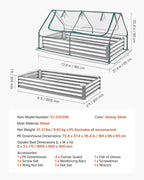 VEVOR 6x3x1FT Metal Raised Garden Bed - Image 7