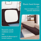 14 Pcs Stretch Patio Cushion Covers, - Image 5