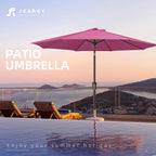 JEAREY 9FT Outdoor Patio Umbrella Outdoor Table Umbrella - Image 7