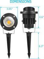SUNVIE 20W Outdoor Spotlight LED Landscape Lighting 120V AC Waterproof Yard - Image 7