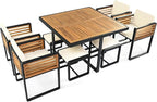 Merax 9 Pieces Outdoor Dining Set - Image 6