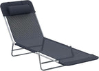 Outsunny Folding Chaise Lounge Pool Chairs, Outdoor Sun Tanning Chairs by Outsunny