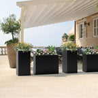 Tall Metal Planter Box for Outdoor Plants 30" L x 12" W x 24" H, Heavy Duty - Image 6