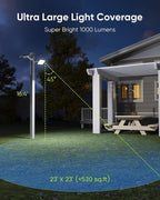 JACKYLED Solar Dusk to Dawn Light Outdoor 1000 Lumens 299 LED Solar Security - Image 4