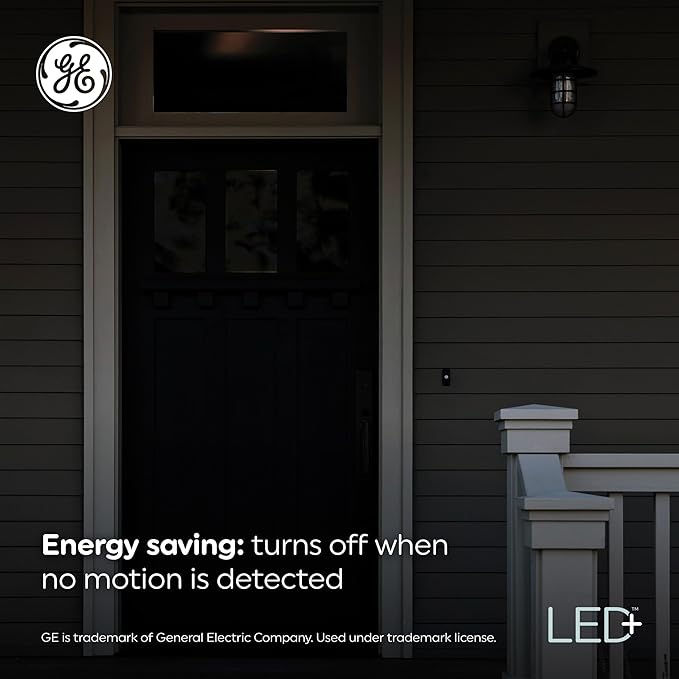 GE LED+ Motion Sensor LED Light Bulbs, Outdoor Security Lights - Image 6