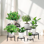 6-Pack Metal Plant Stand, Heavy Duty Flower Pot Stands - Image 8