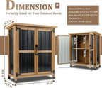 PetsCosset Weatherproof Outdoor Storage Cabinet - Image 3