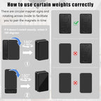 36 Pcs Outdoor Curtain Weights, Plastic Wrapped Heavy Duty Curtain Weights - Image 6