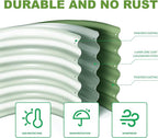 2Pcs 2X2X1ft Round Raised Garden Bed Kit, Galvanized Raised Garden Beds Outdoor - Image 5