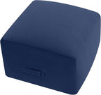 MeMoreCool Square Stuffed Pouf Ottoman Foot Rest, Floor Pouf Foot Stool by MeMoreCool