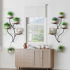 LATIBELL 2 Packs Wall Planters for Indoor Plants 8 Tiered Wall Mount Plant - Image 4
