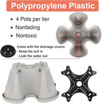 Vertical Planter 3 Tier Stackable Planters Garden Planters Strawberry Herb - Image 2