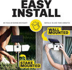 Bionic Flood Light 4 Pk Solar Lights Outdoor Waterproof, Ultra Bright 89 LEDs - Image 3