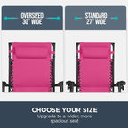 Best Choice Products 30” Wide Folding Zero Gravity Outdoor Recliner Patio - Image 4